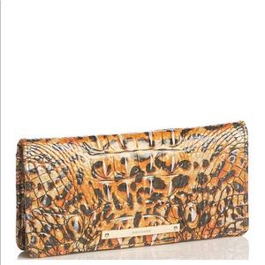 Melbourne Collection Ady Crocodile-Embossed Leather Wallet